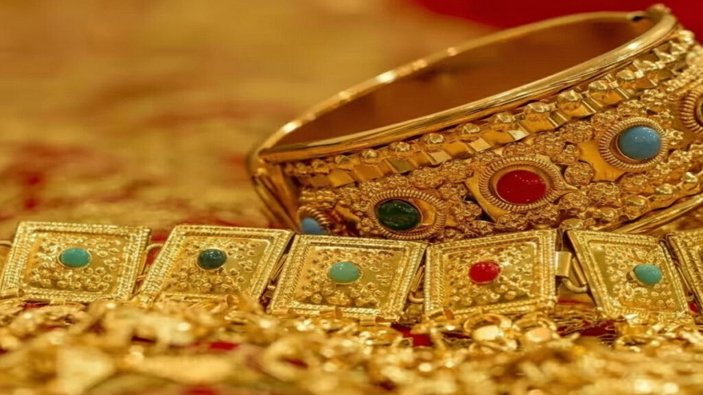 Gold price chart showing today’s double drop in Kerala market