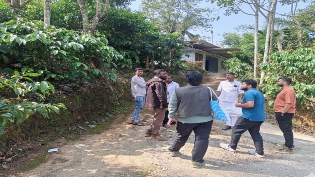 Farmers planting trees and crops as part of Wayanad carbon credit project led by District Social Service Society