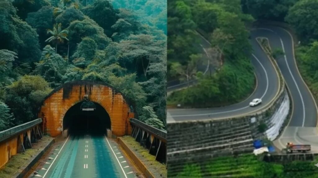 Kozhikode–Wayanad tunnel road construction progressing rapidly with a 22 km travel distance reduction