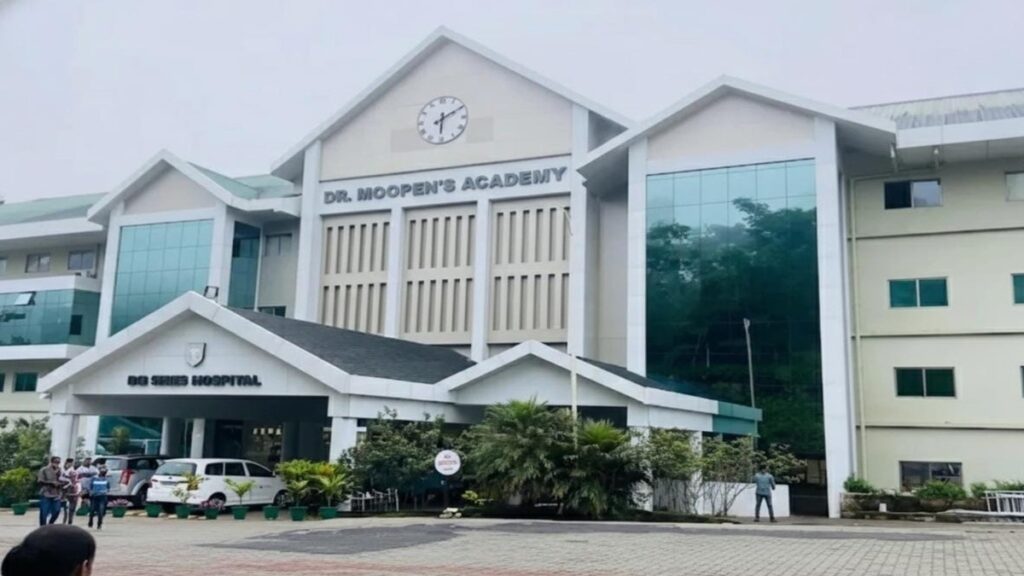 Alt Text: Dr. Moopens Medical College announces the DM Aashwas scheme offering free general surgeries for economically disadvantaged patients.